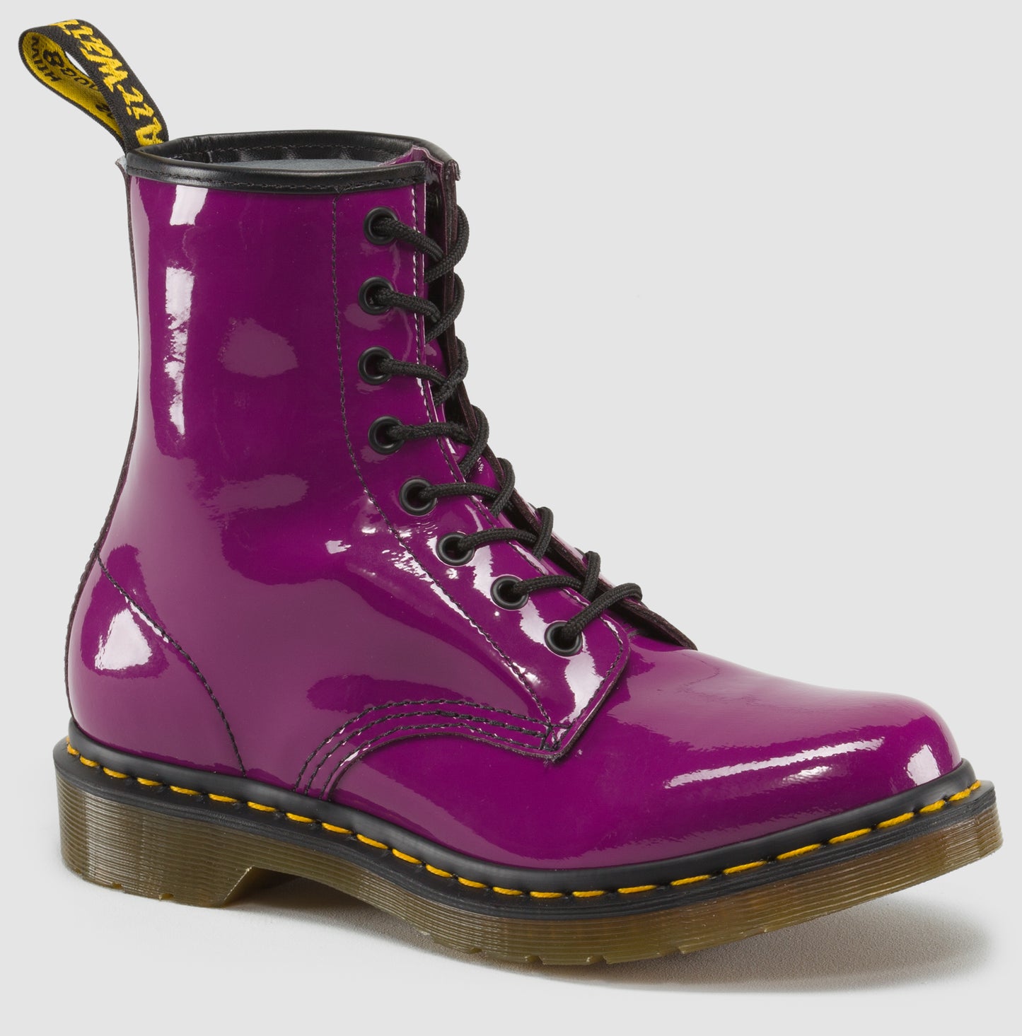 1460 PURPLE PATENT BOOT