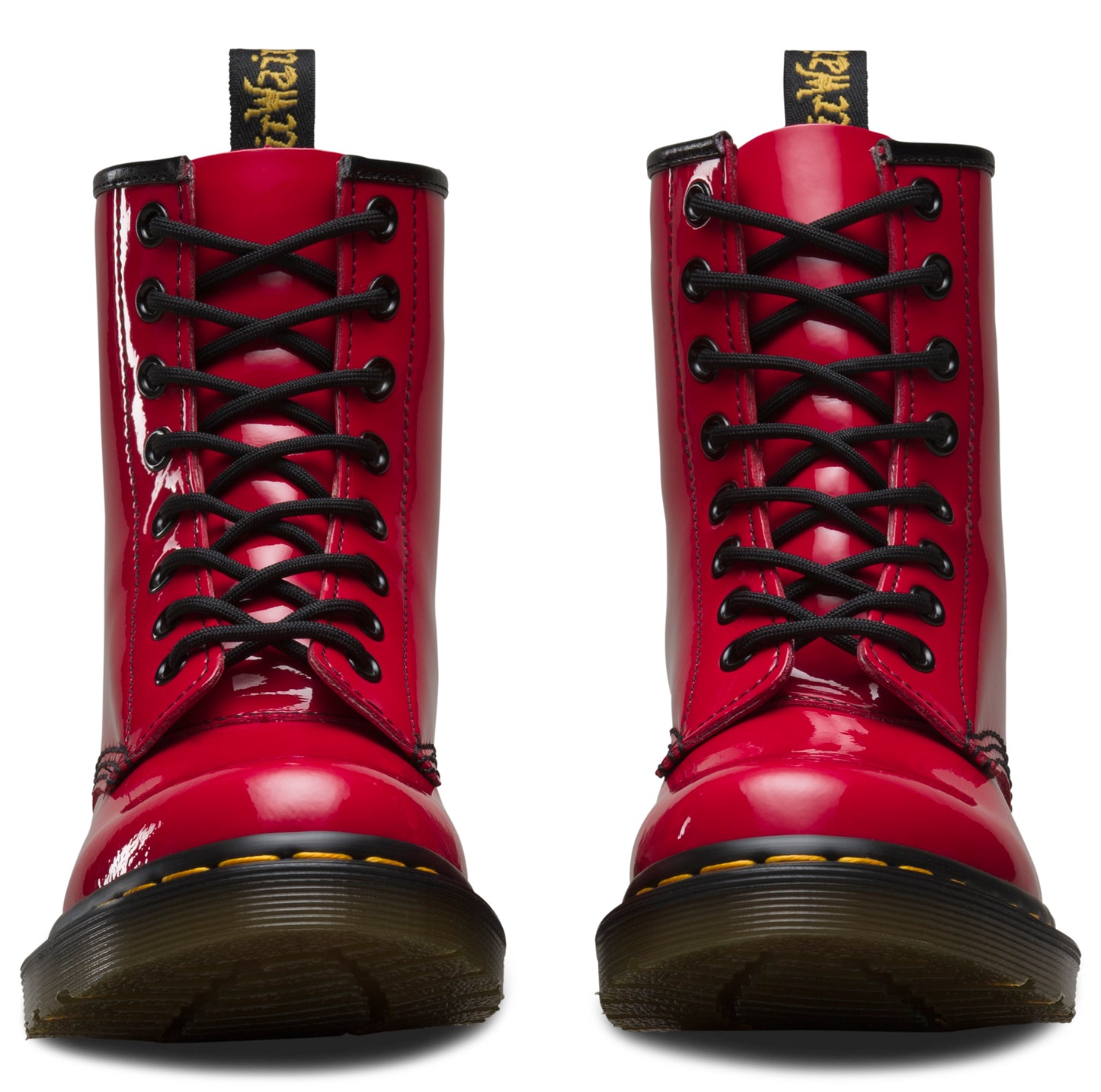 1460 RED PATENT LEATHER BOOT