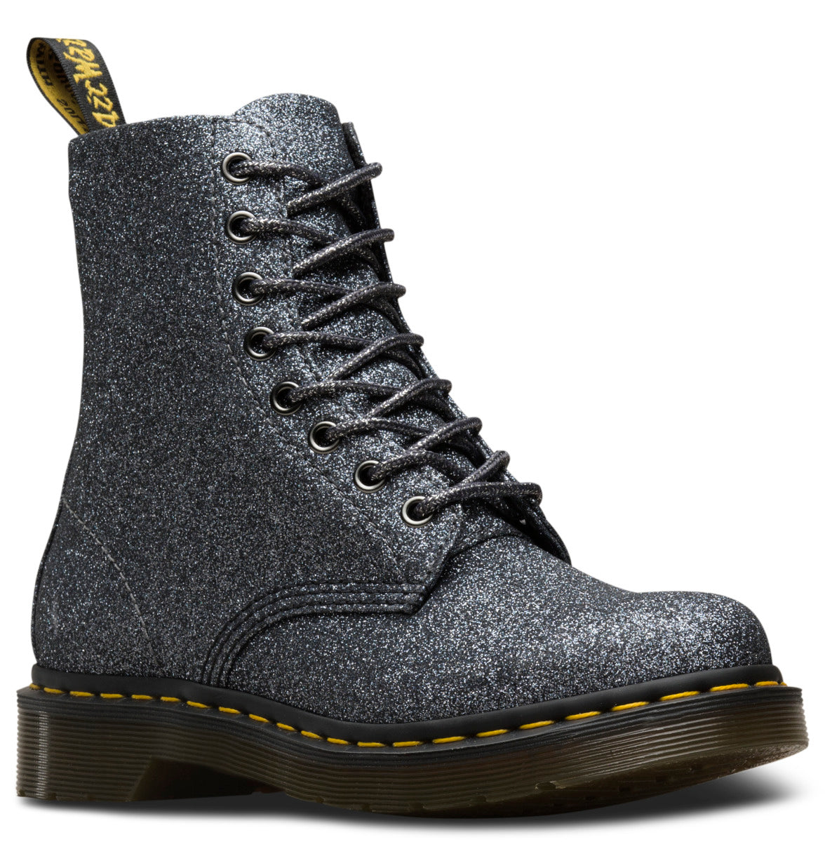 1460 PASCAL GLITTER PEWTER BOOT