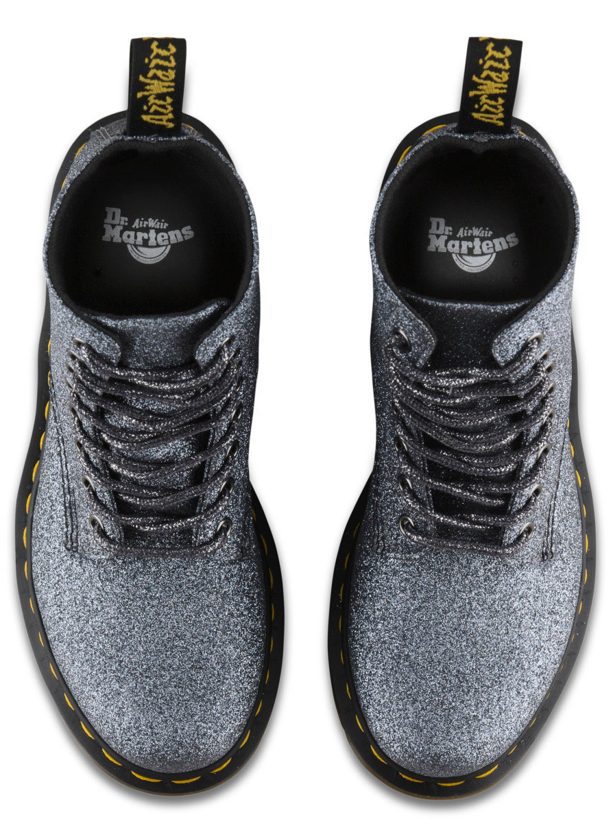 1460 PASCAL GLITTER PEWTER BOOT