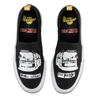 TOOMEY SXP BLACK+WHITE PRETTY VACANT CANVAS SHOE