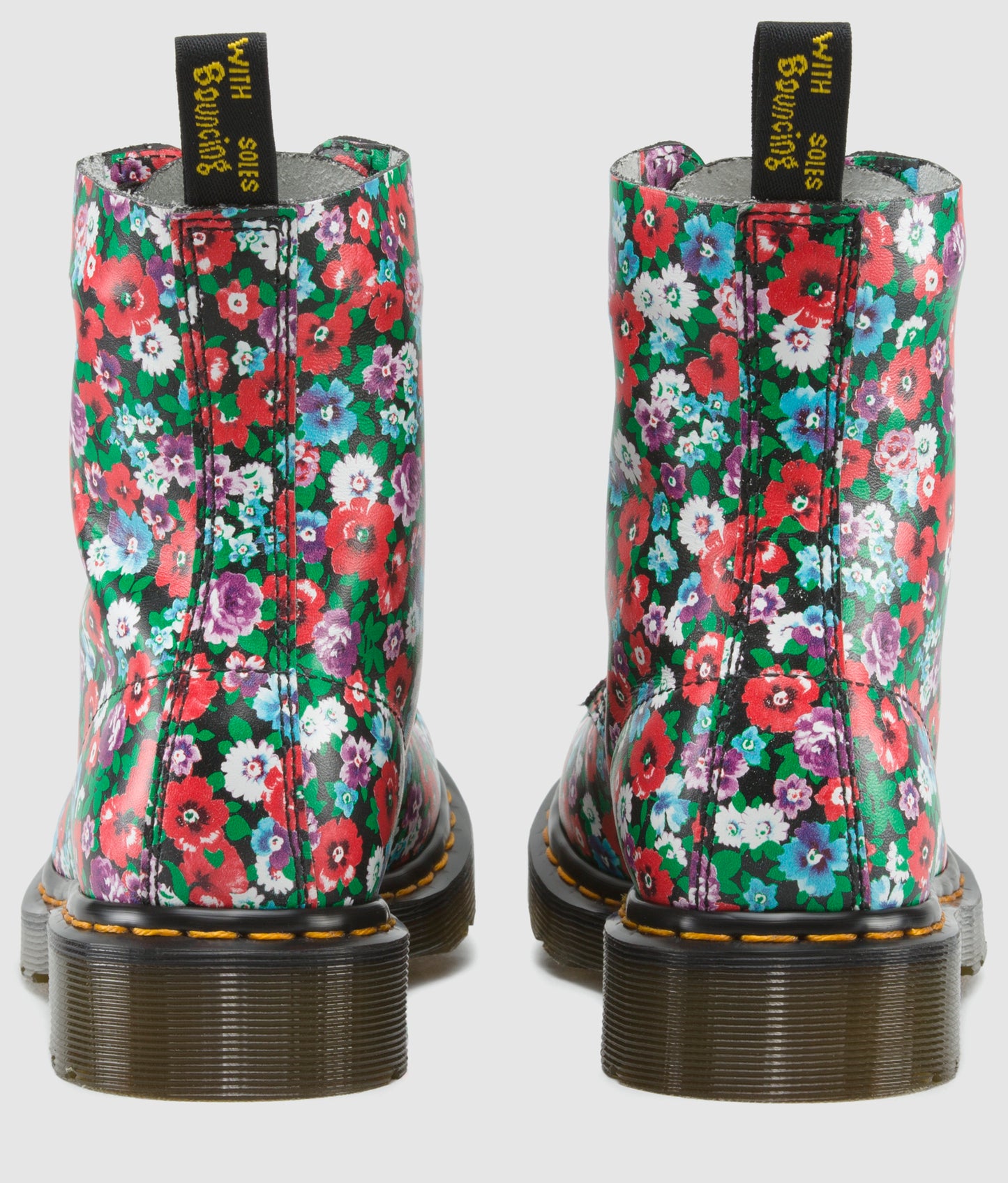 1460 PASCAL BLACK WILDPOPPY BOOT