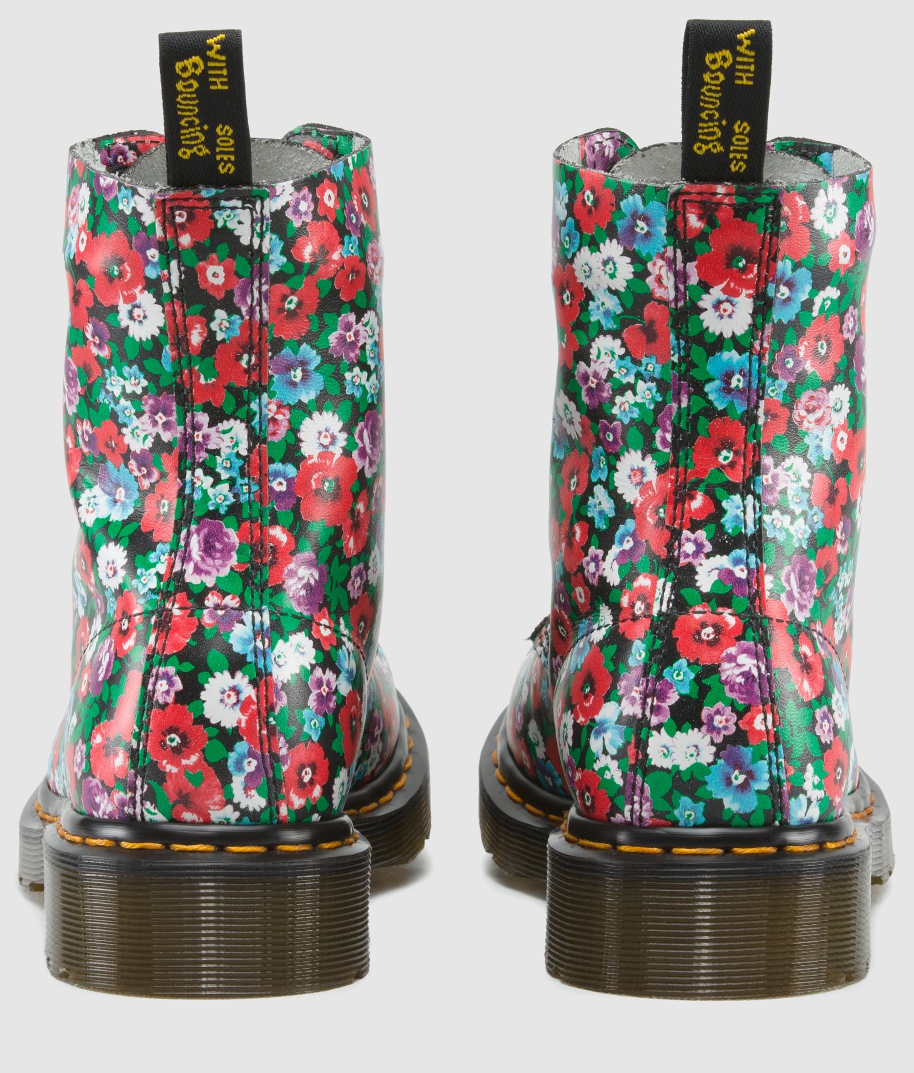1460 PASCAL BLACK WILDPOPPY BOOT