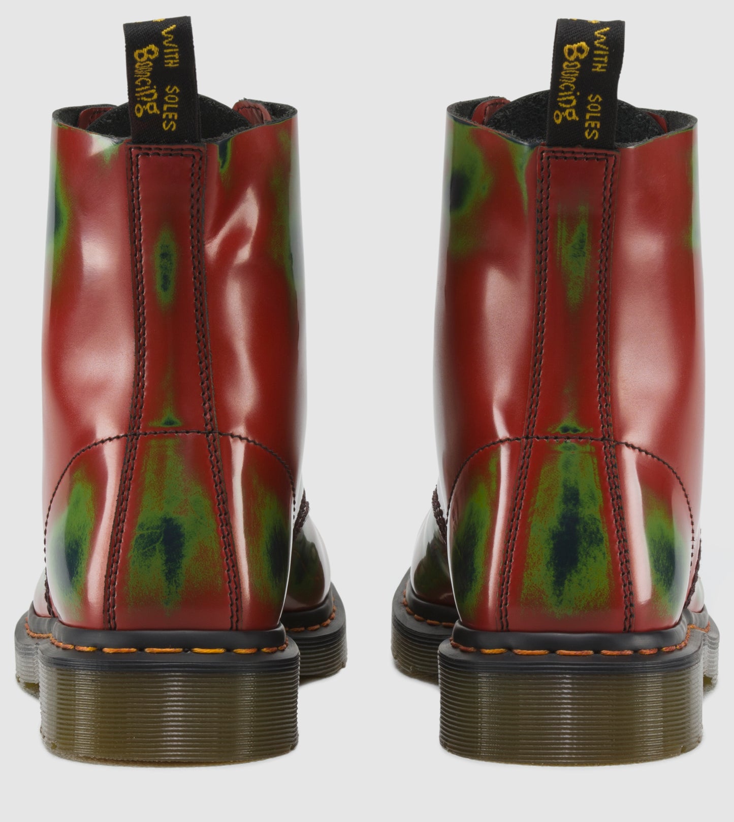 1460 PASCAL RED+GREEN+NAVY MULTI COLOUR RUB OFF BOOT