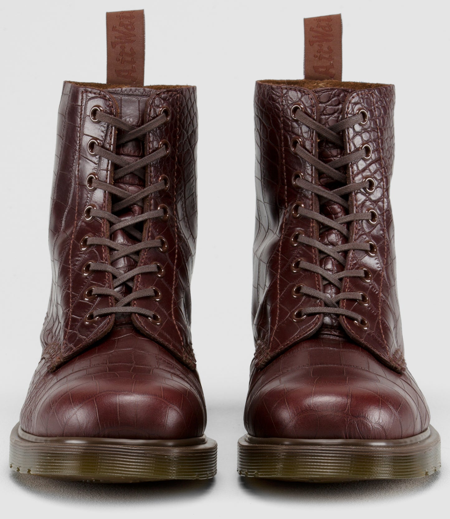 1460 PASCAL CHERRY RED CROCO BOOT