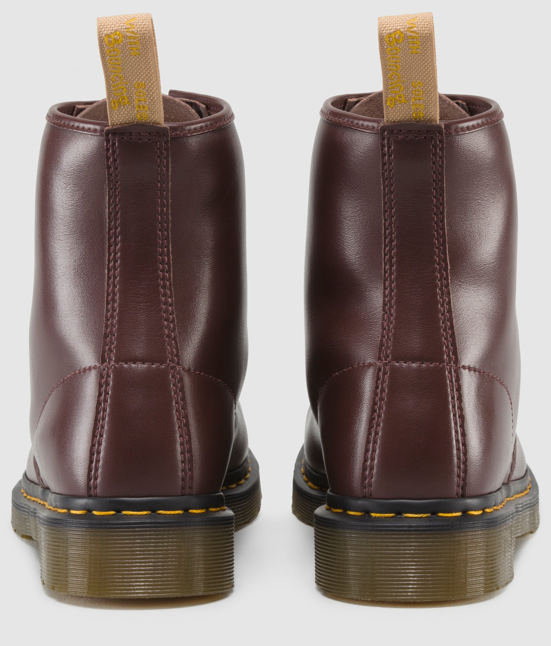 1460 VEGAN CHERRY RED FELIX RUB OFF BOOT