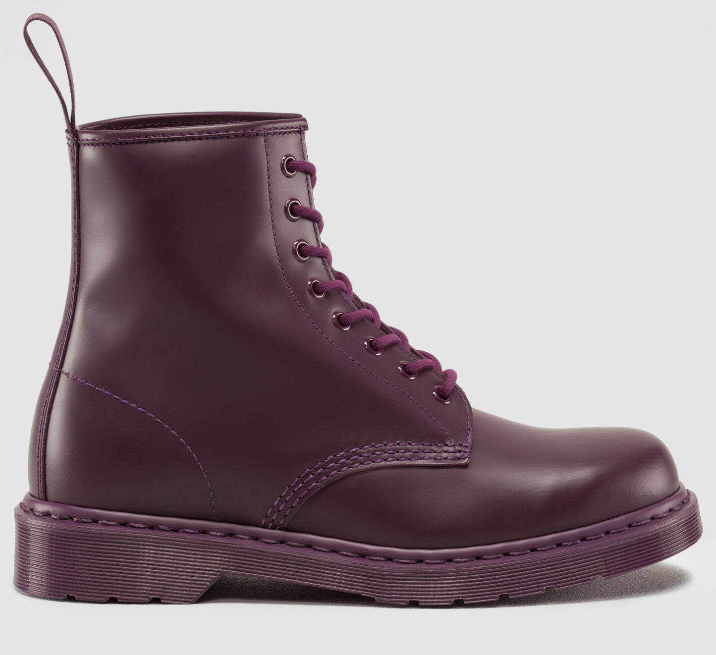 1460 MONO PURPLE SMOOTH BOOT