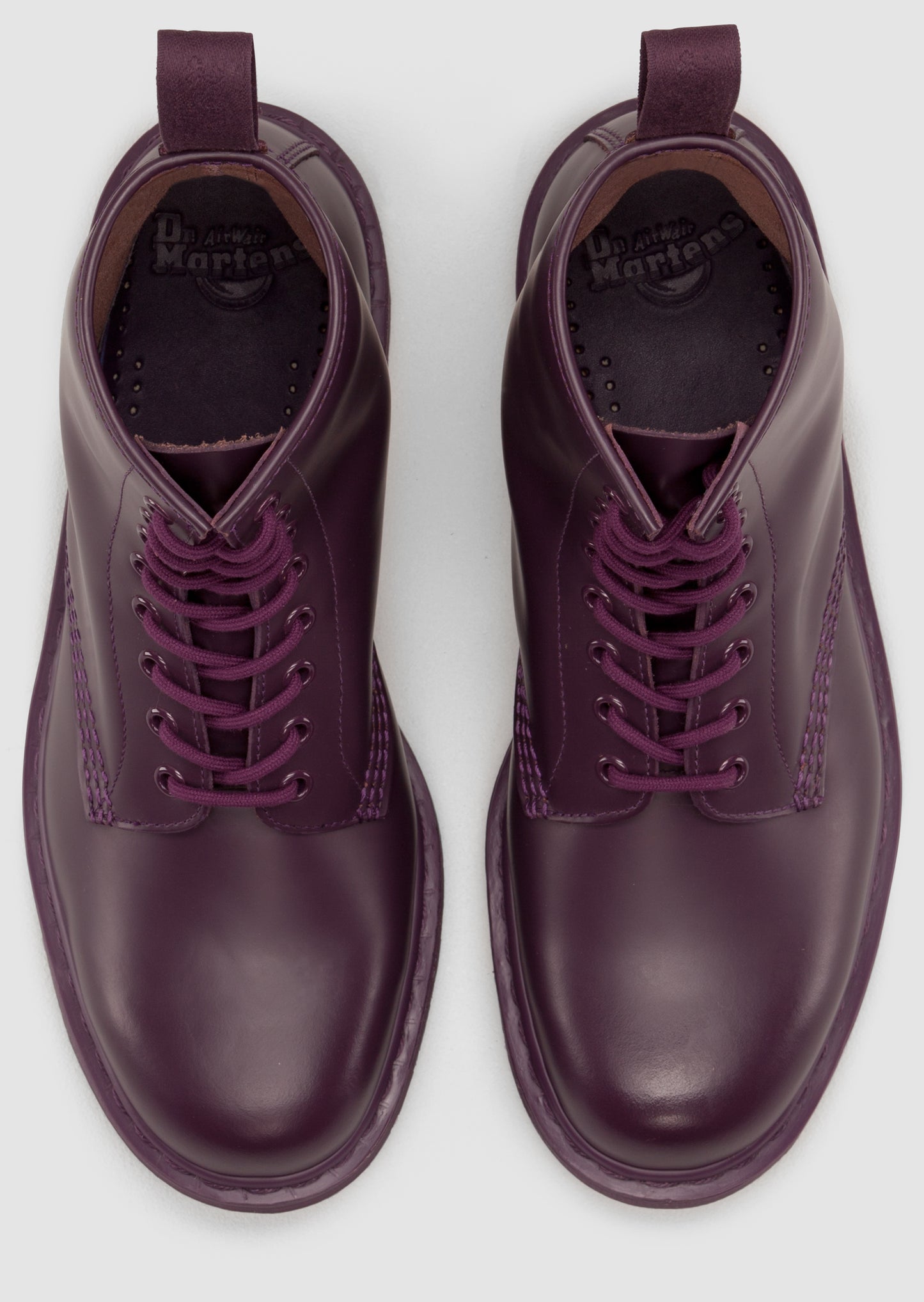 1460 MONO PURPLE SMOOTH BOOT