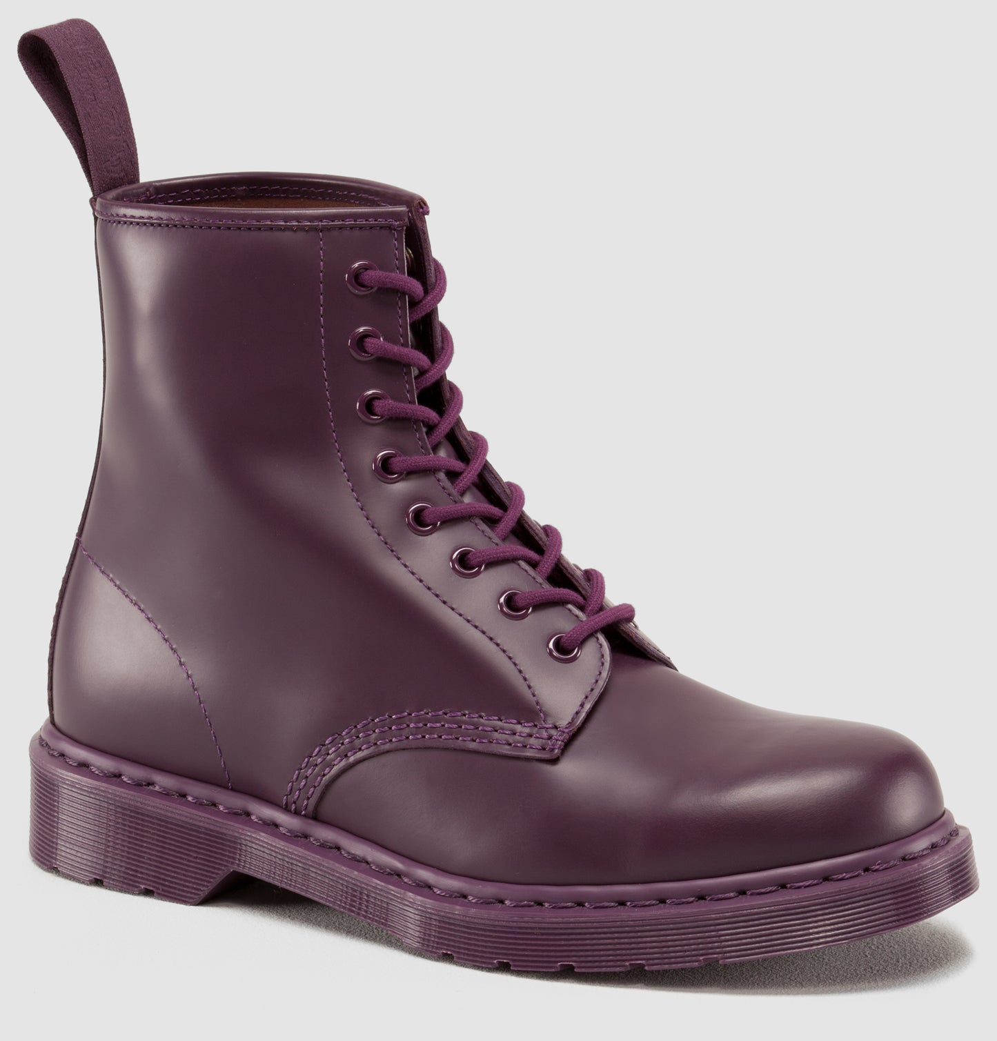 1460 MONO PURPLE SMOOTH BOOT