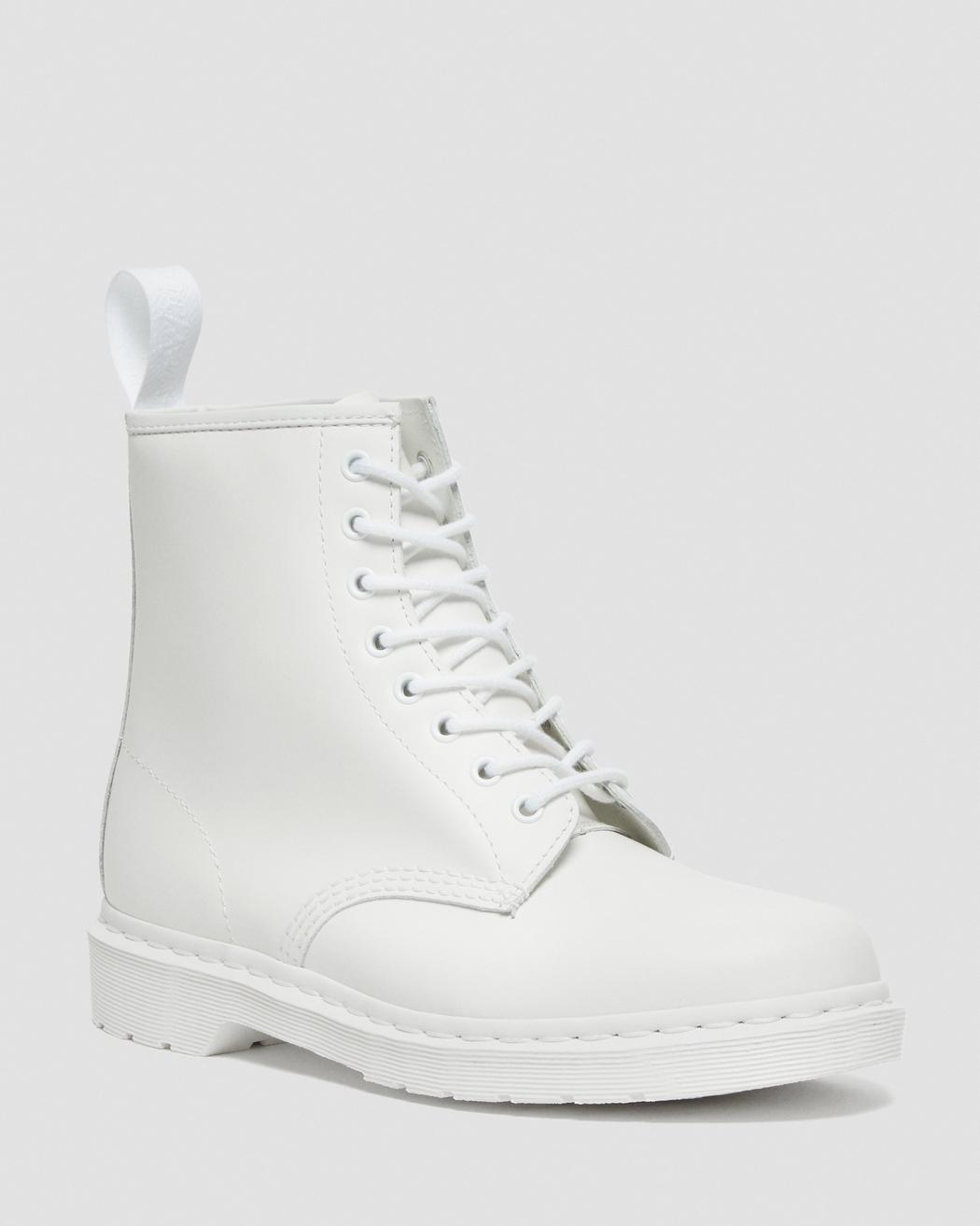 1460 Mono White Smooth Boot – Posers Hollywood