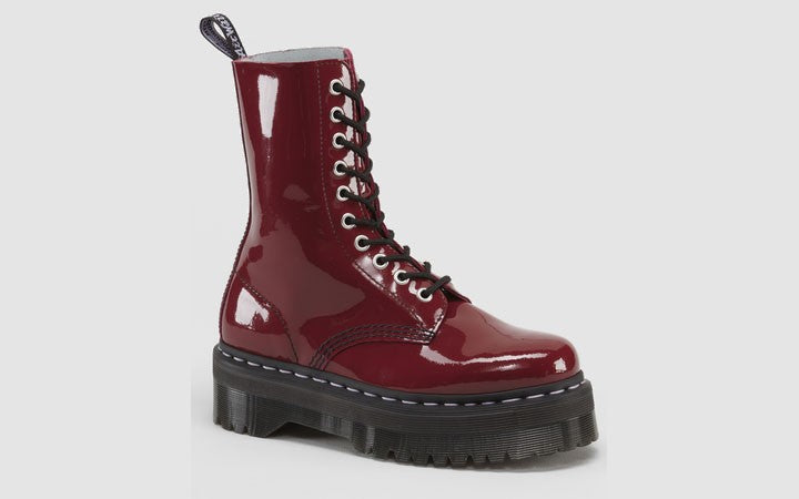 1490 Aggy Cherry Red Patent Platform Boot – Posers Hollywood