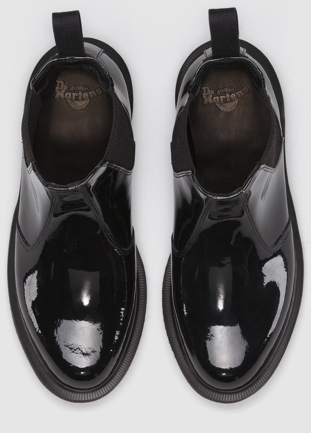 FAUN BLACK PATENT BOOT