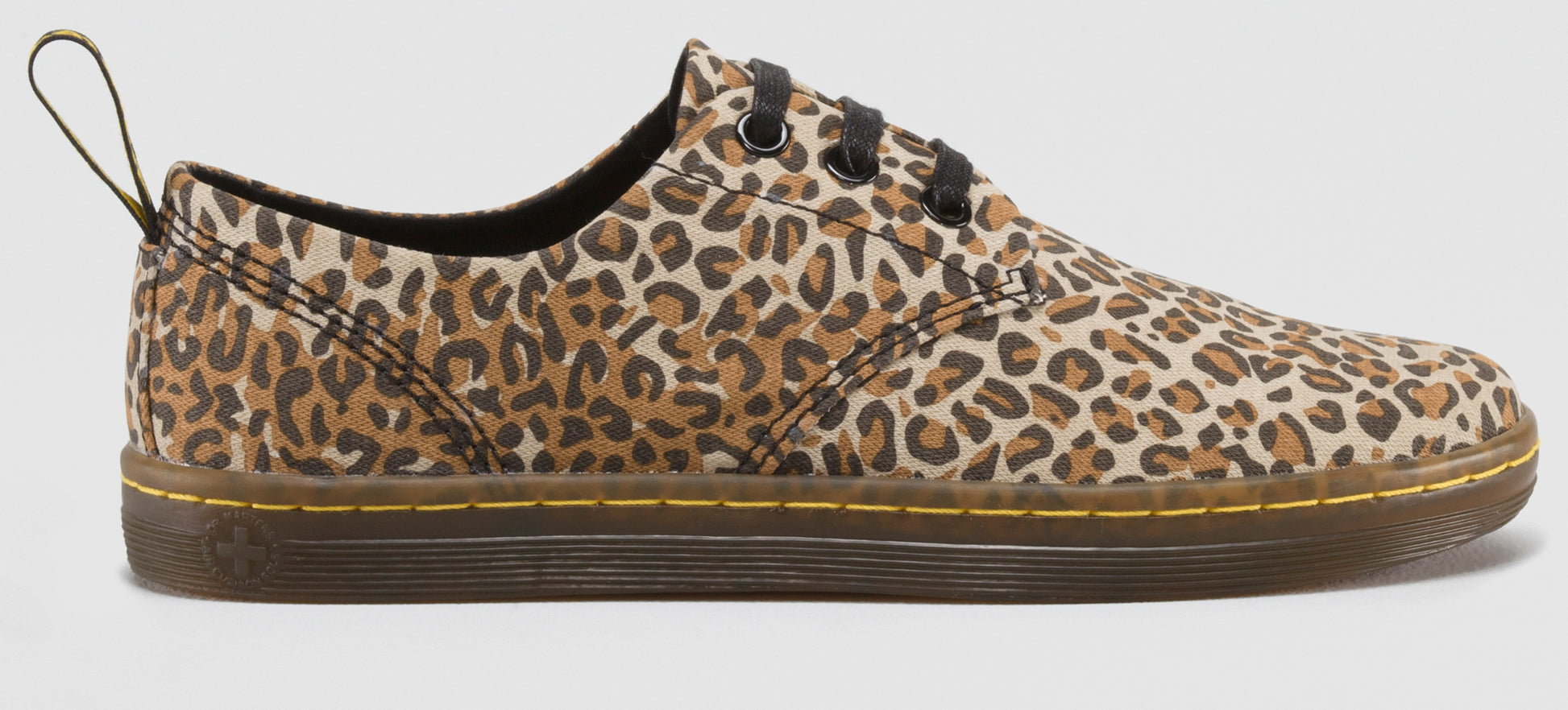 ALGATE LEOPARD FINE CANVAS SHOE