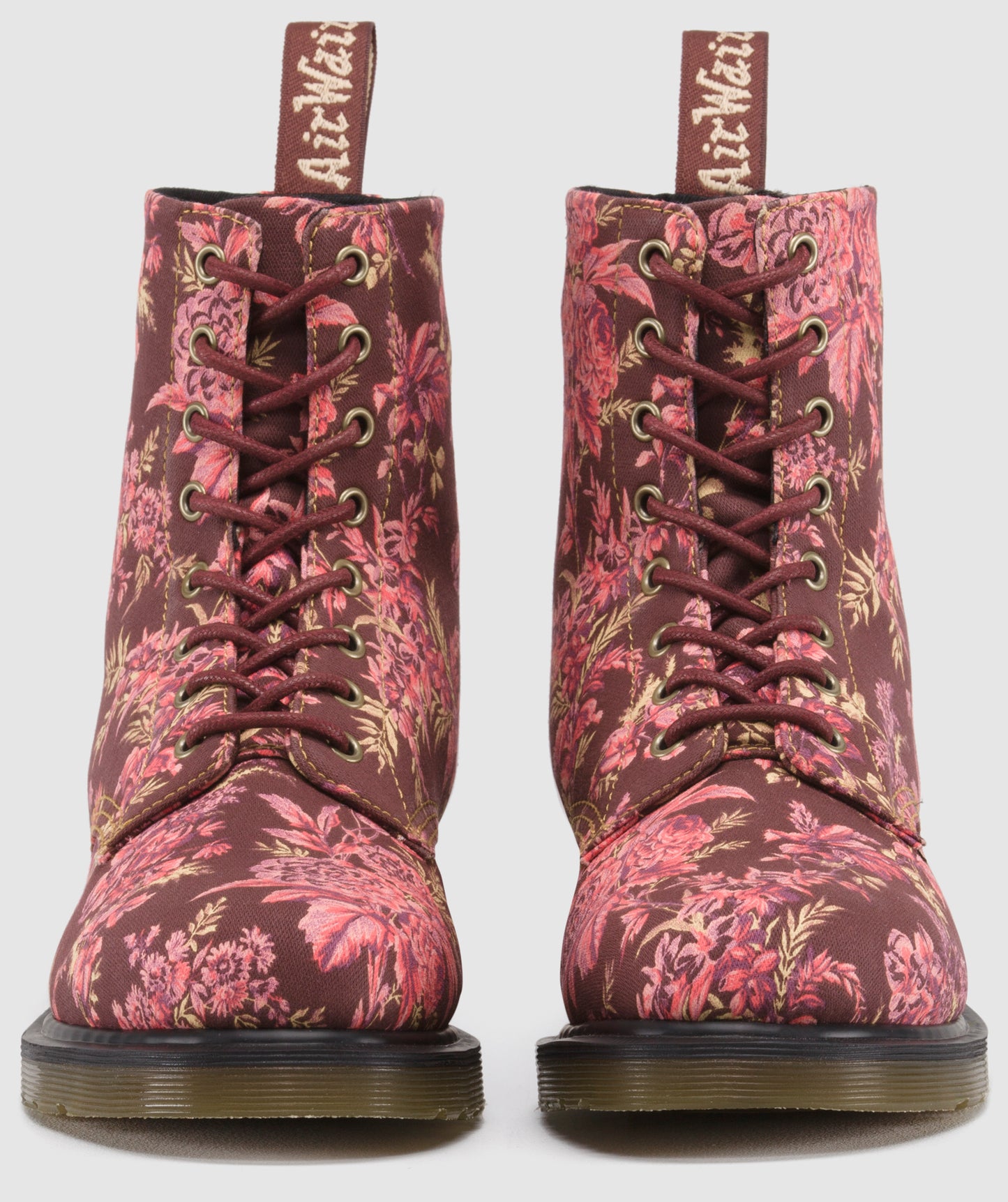 1460 BECKETT CHERRY RED JOUY FLORAL CANVAS