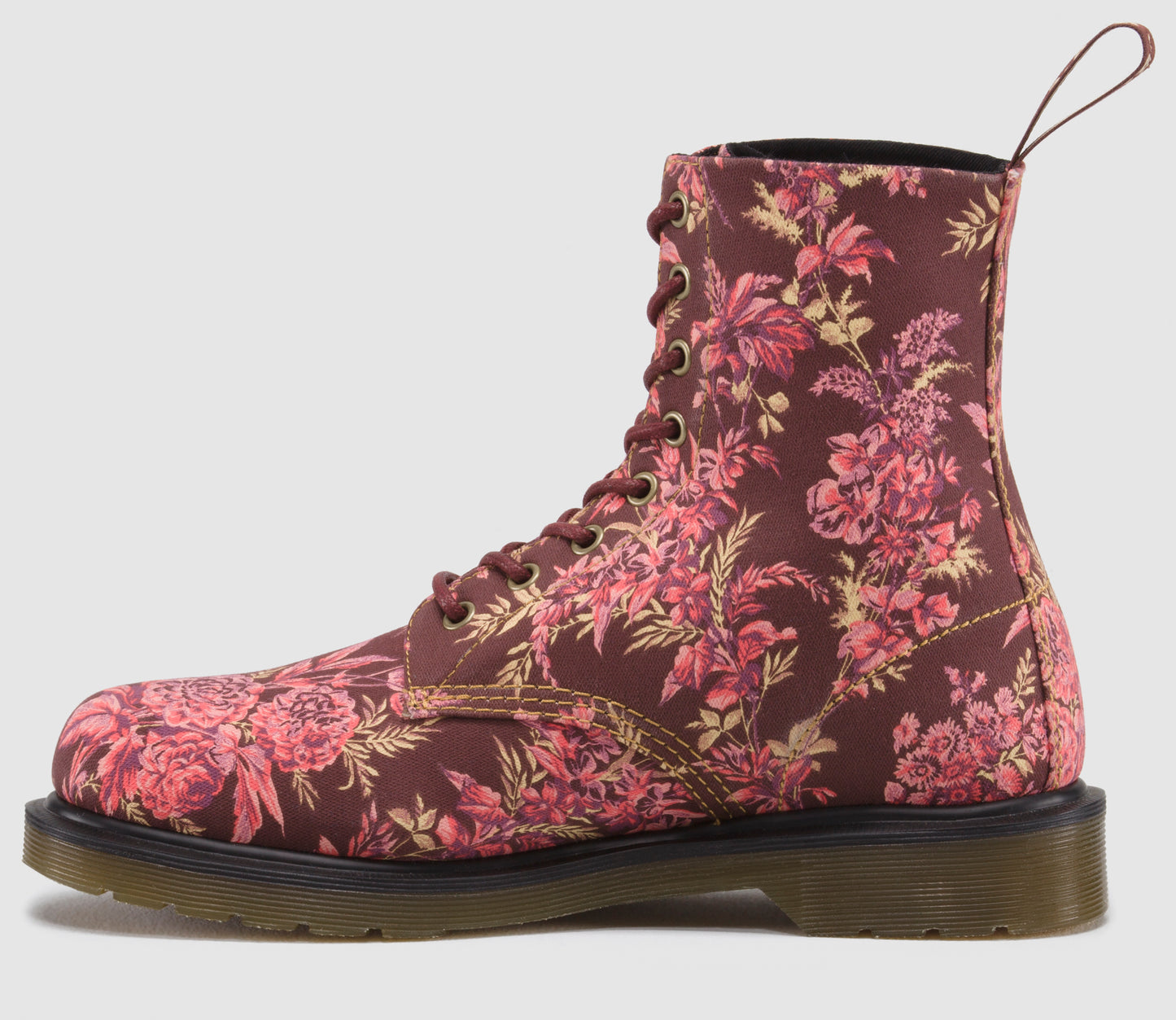 1460 BECKETT CHERRY RED JOUY FLORAL CANVAS