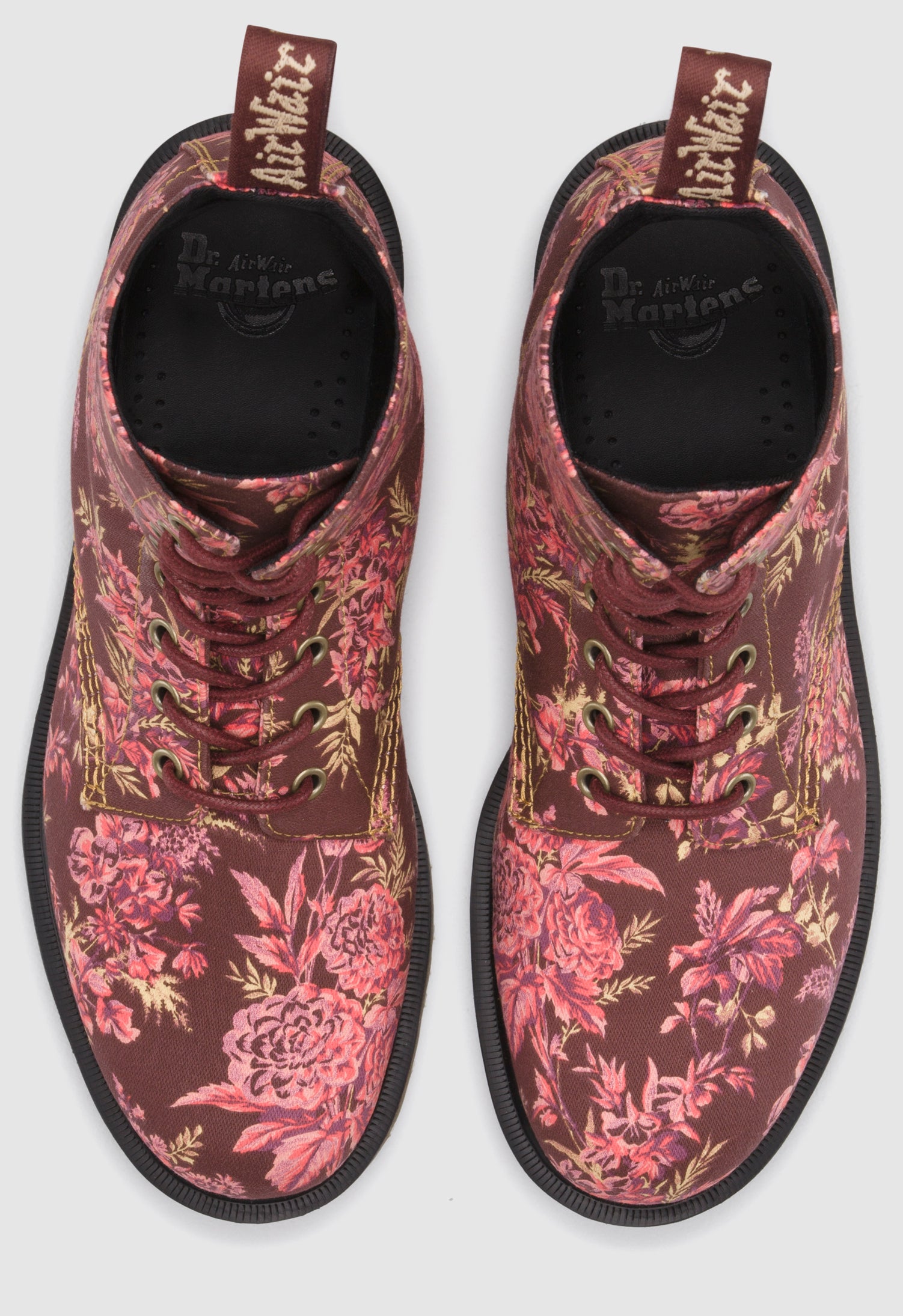 1460 BECKETT CHERRY RED JOUY FLORAL CANVAS