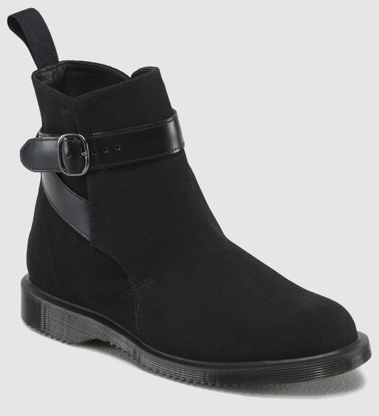 TERESA BLACK HI SUEDE WP+SMOOTH BOOT