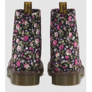 PAGE BLACK ROSE CANVAS BOOT