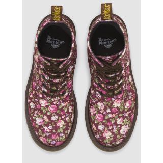 PAGE CHERRY RED ROSE CANVAS BOOT