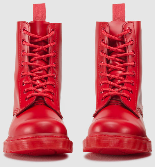 1460 PASCAL POPPY RED SMOOTH BOOT