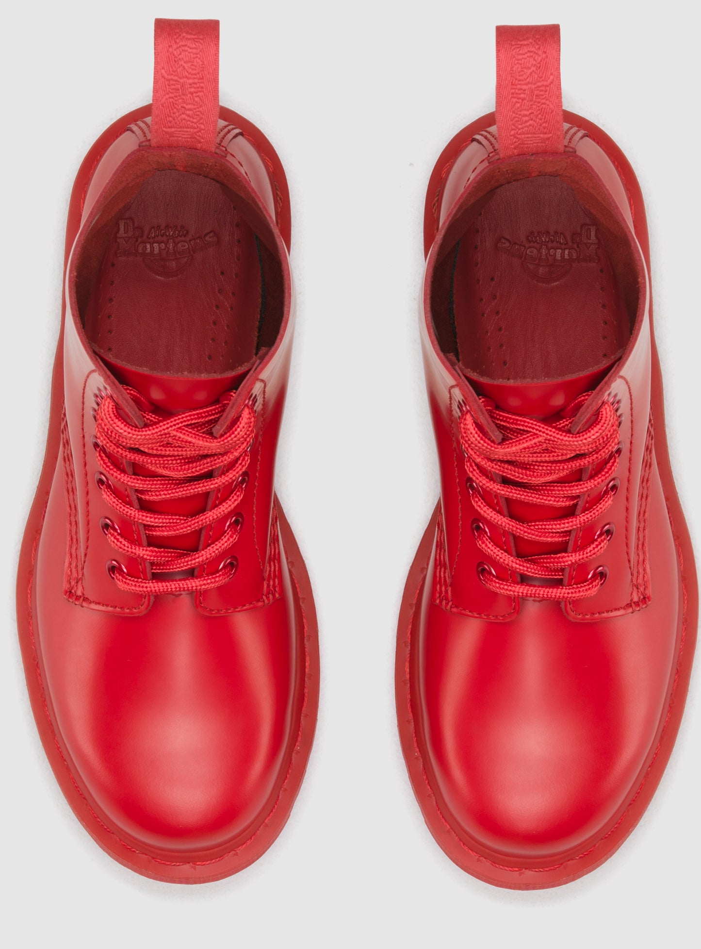 1460 PASCAL POPPY RED SMOOTH BOOT