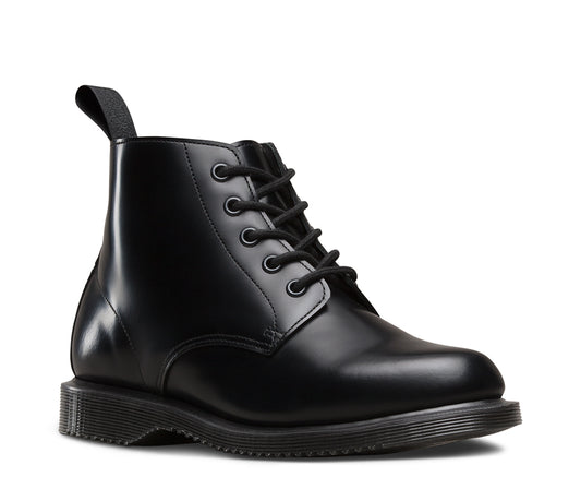 EMMELINE BLACK POLISHED SMOOTH BOOT