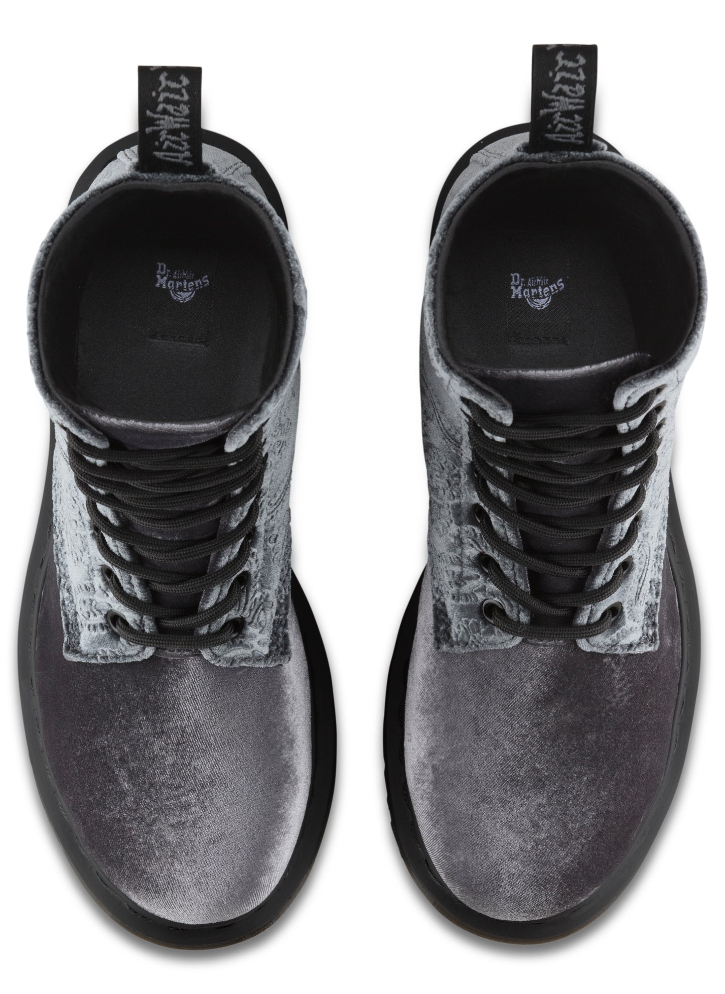 1460 GREY BROCADE BOOT