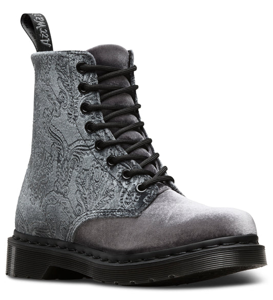 1460 GREY BROCADE BOOT