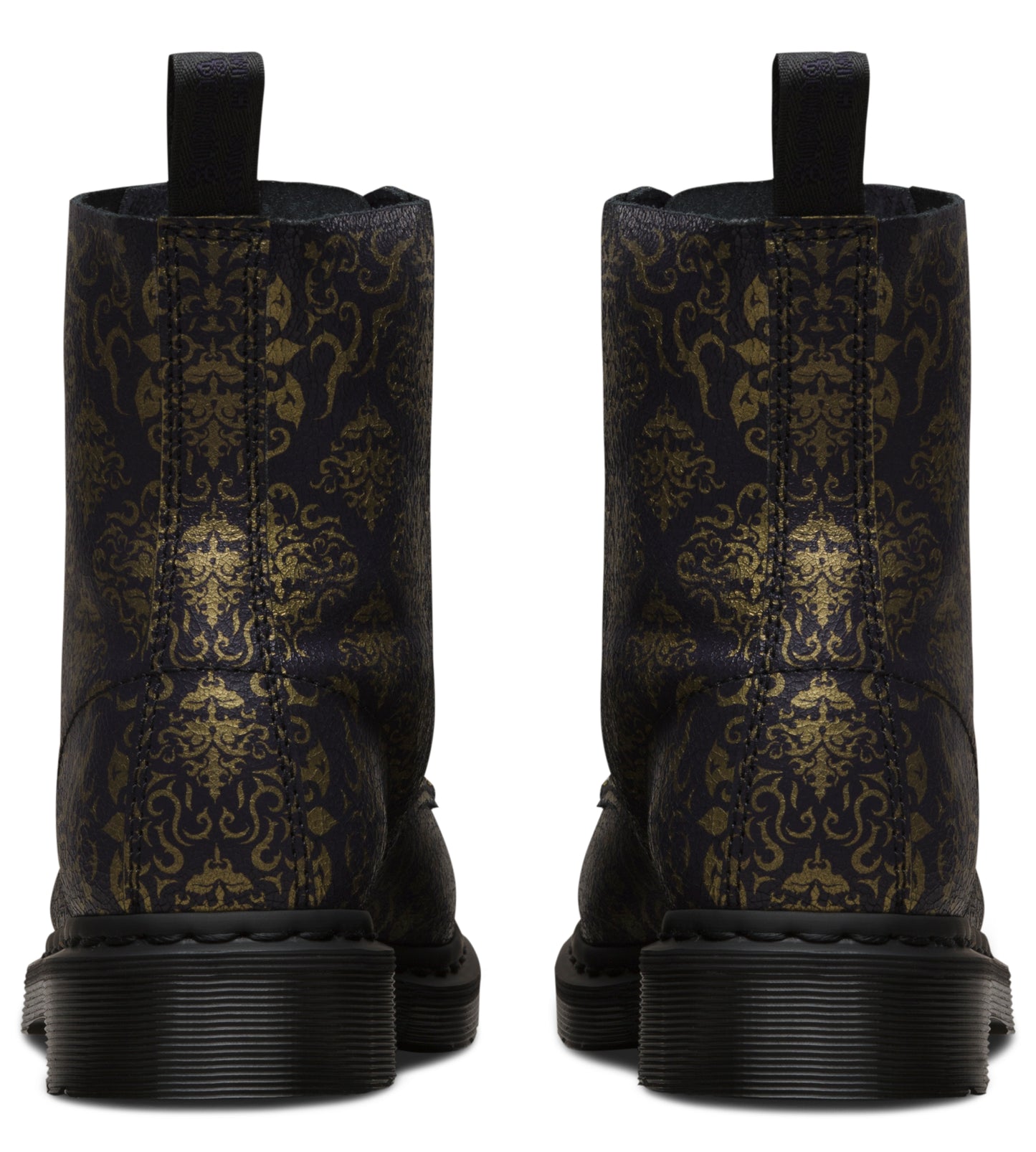 1460 PASCAL PURPLE+BLACK BAROQUE CRISTAL SUEDE BOOT