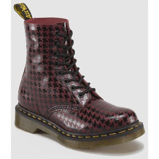 PINA BLACK+CHERRY HOUNDSTOOTH BOOT