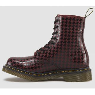 PINA BLACK+CHERRY HOUNDSTOOTH BOOT