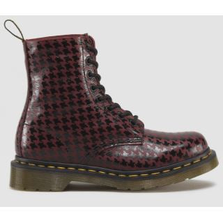 PINA BLACK+CHERRY HOUNDSTOOTH BOOT