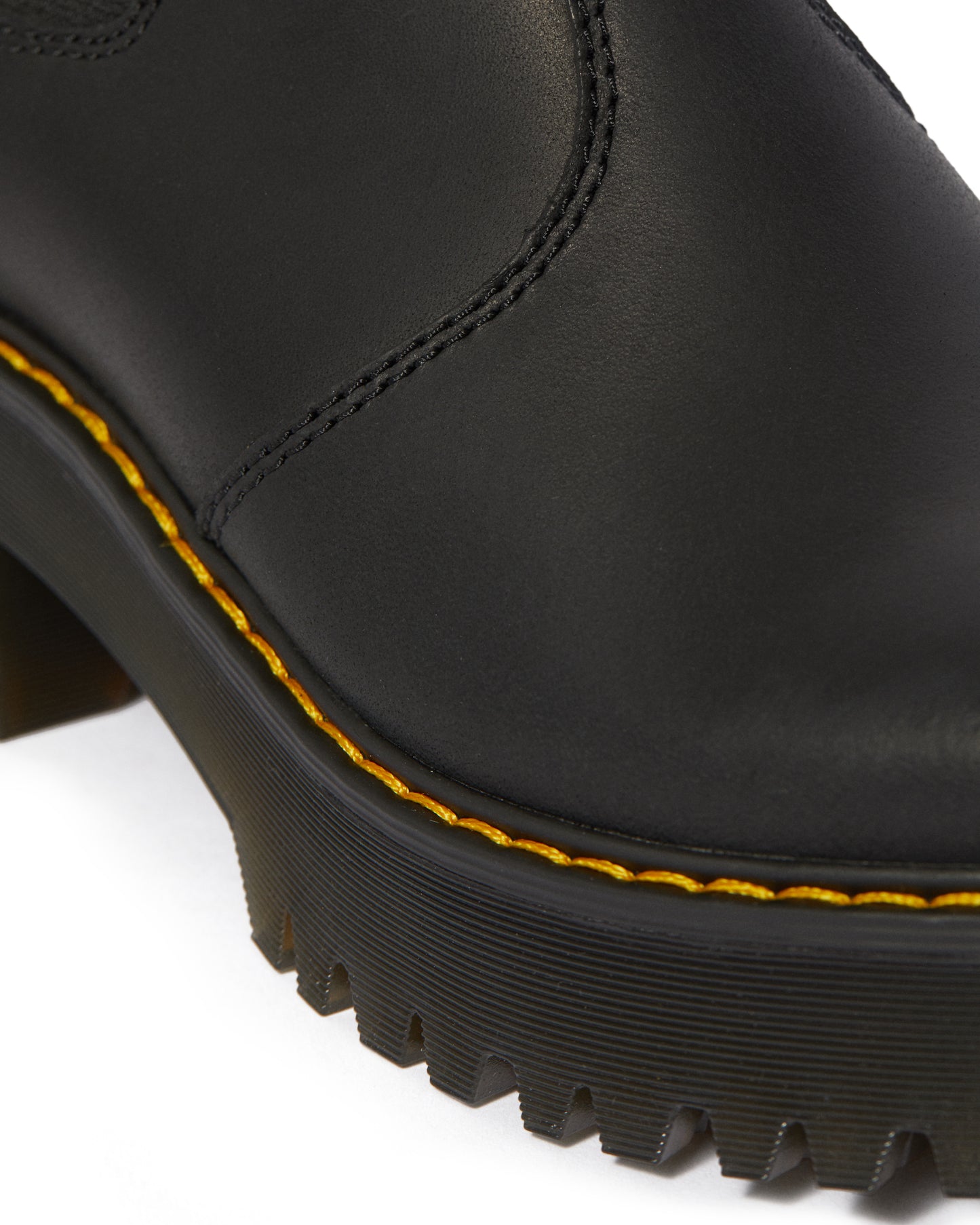 ROMETTY BLACK PLATFORM CHELSEA BOOT