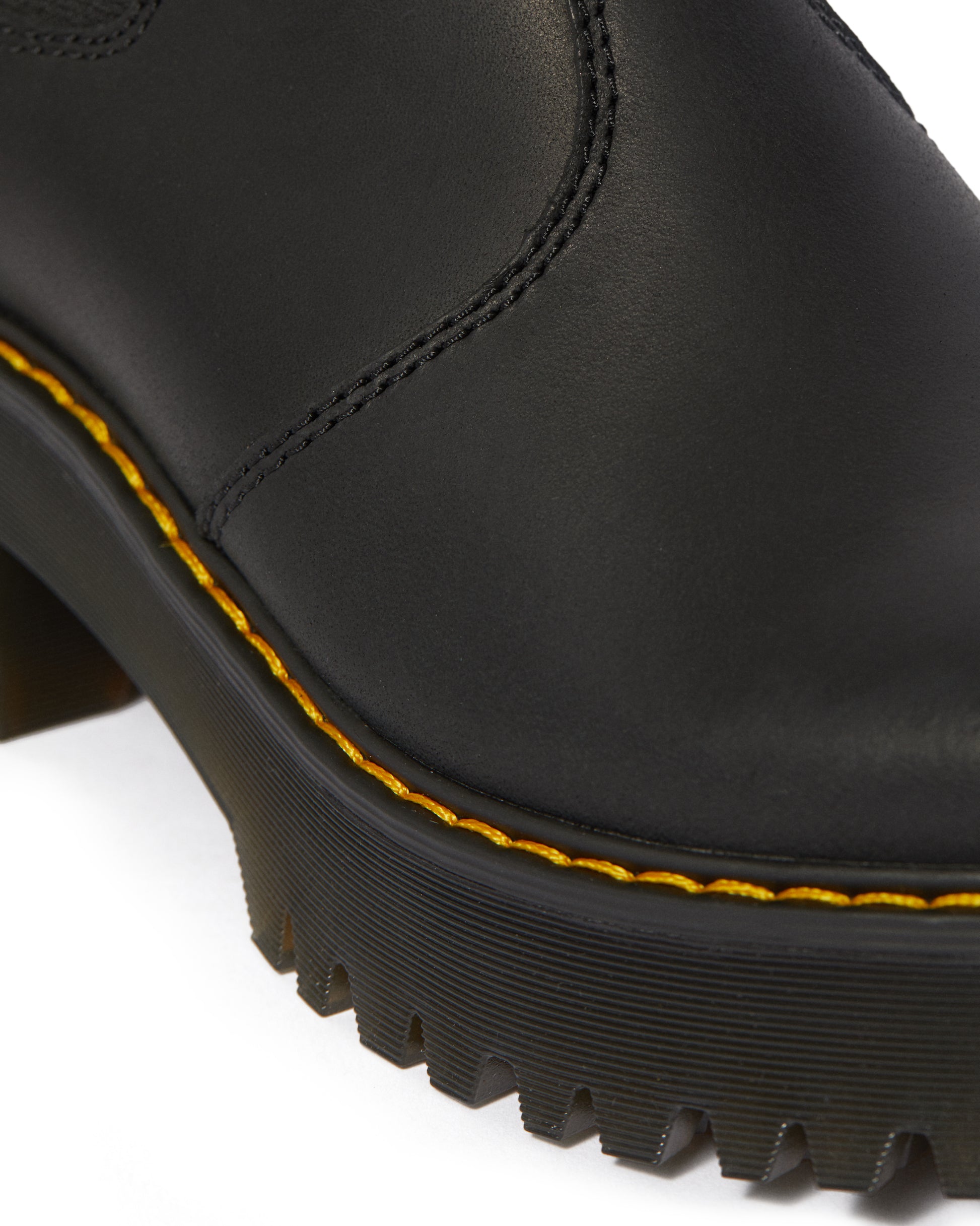 ROMETTY BLACK PLATFORM CHELSEA BOOT