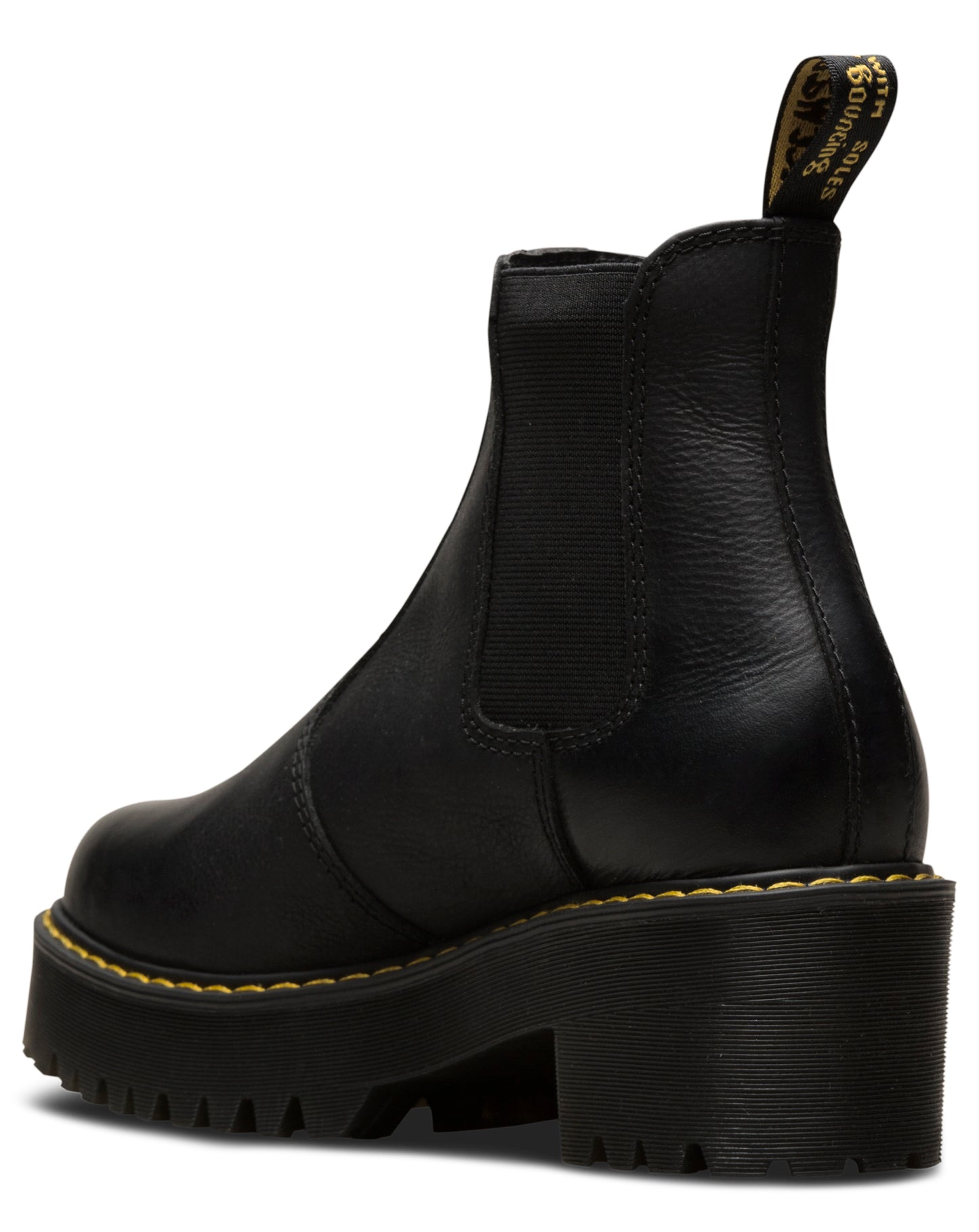 ROMETTY BLACK PLATFORM CHELSEA BOOT