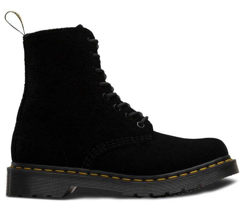 1460 PASCAL VELVET BLACK ZE YOU VELVET BOOT