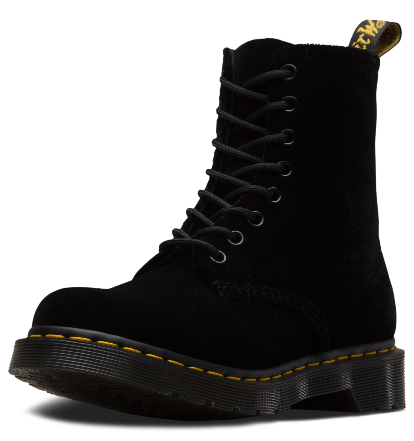 1460 PASCAL VELVET BLACK ZE YOU VELVET BOOT