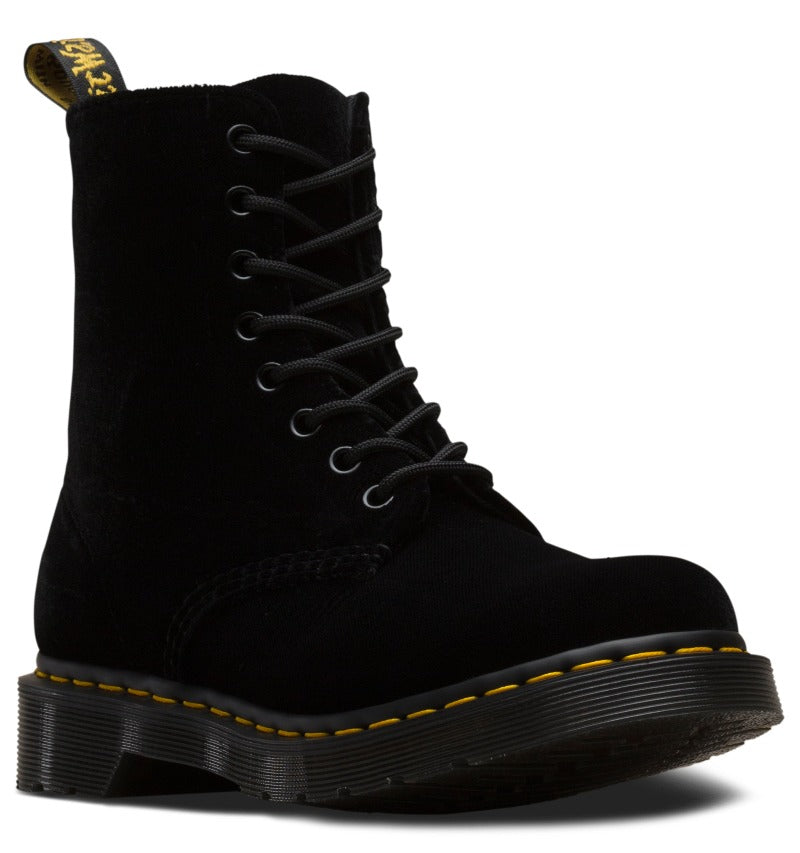 1460 PASCAL VELVET BLACK ZE YOU VELVET BOOT