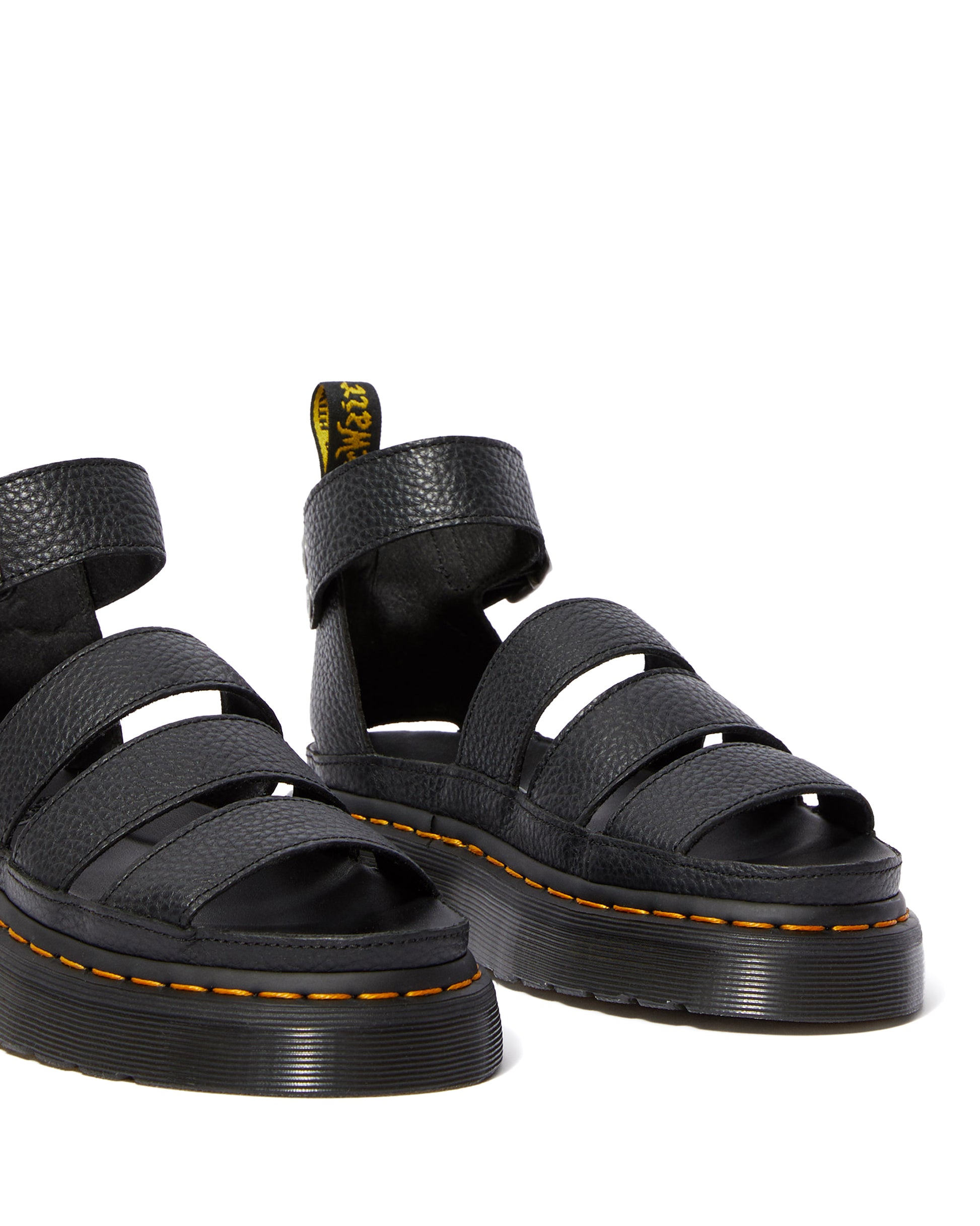 CLARISSA II BLACK AUNT SALLY PLATFORM SANDAL