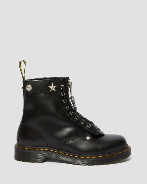 1460 SCHOTT BLACK SMOOTH BOOT