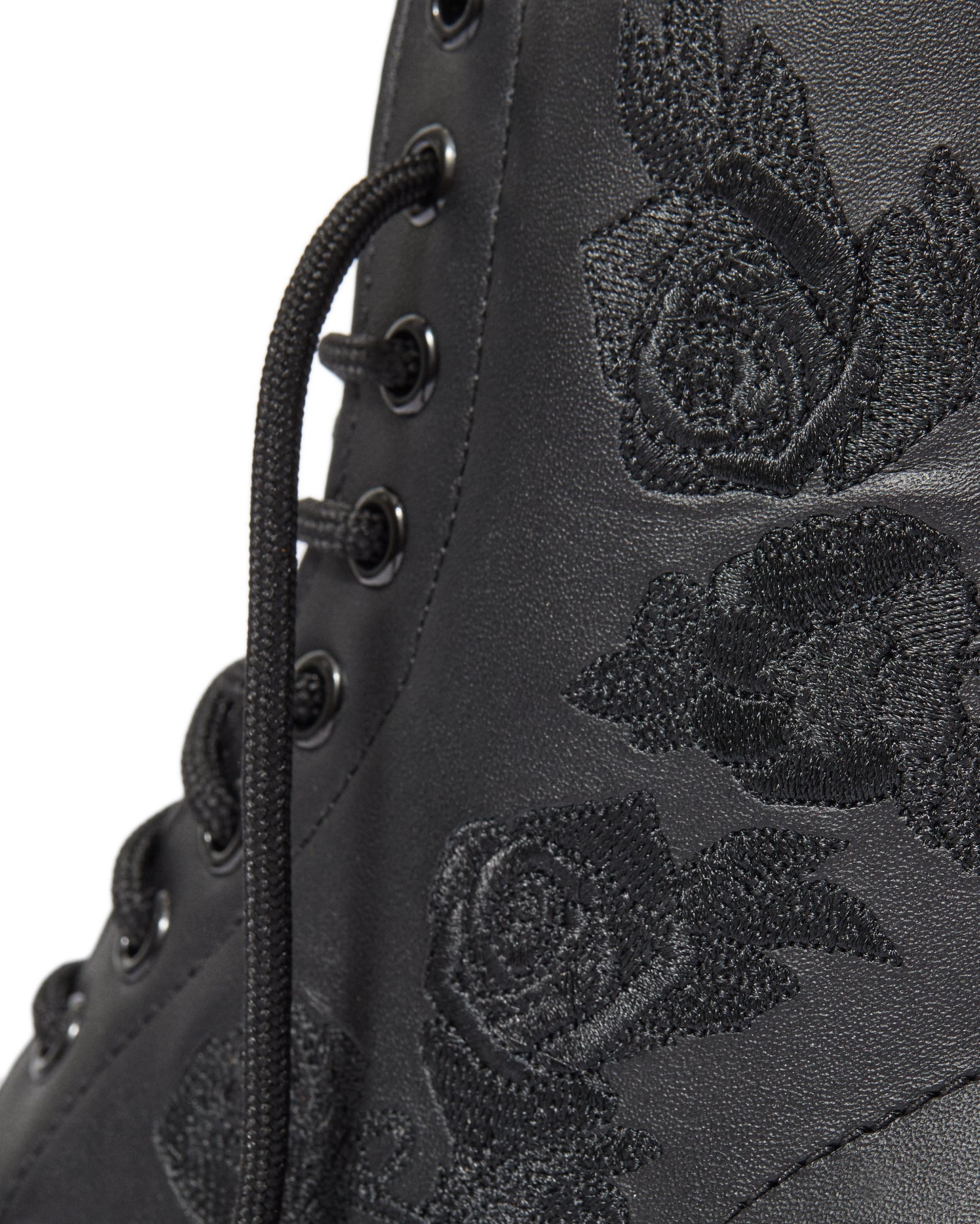 1460 VONDA MONO FLORAL LEATHER LACE UP BOOT