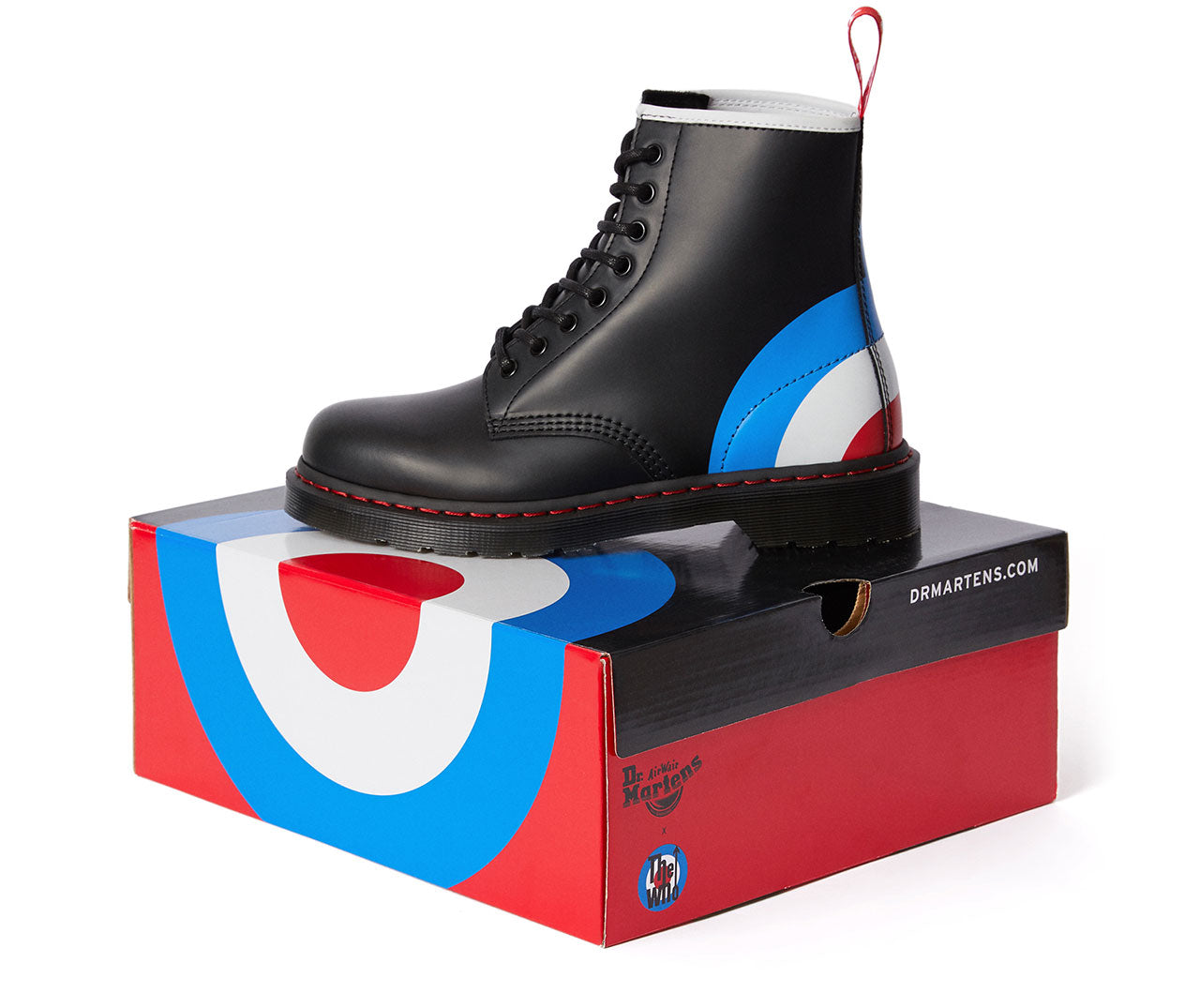 1460 WHO BLACK TARGET SMOOTH BOOT