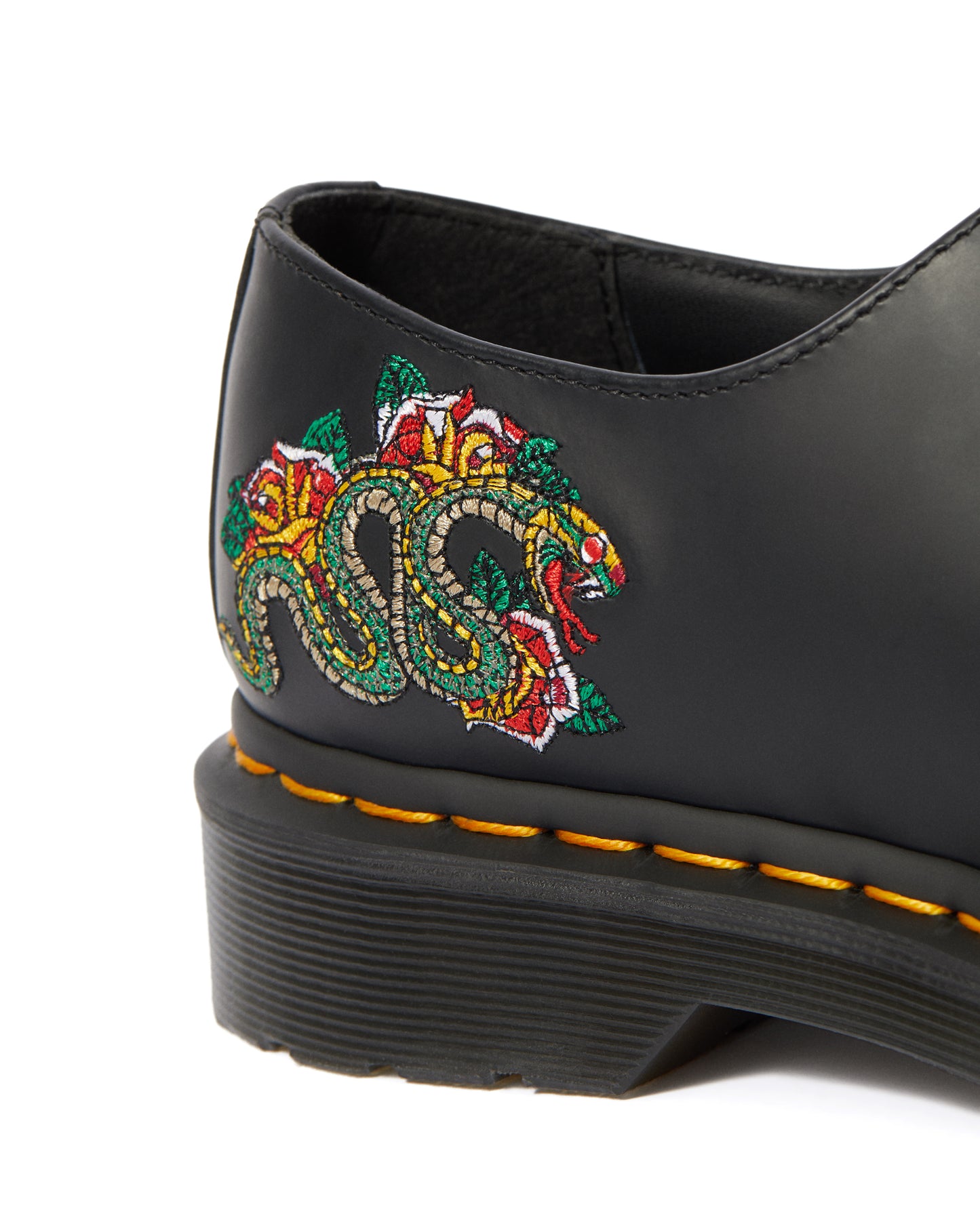 1461 EMBROIDERY BLACK LOUNGE LIZ SMOOTH