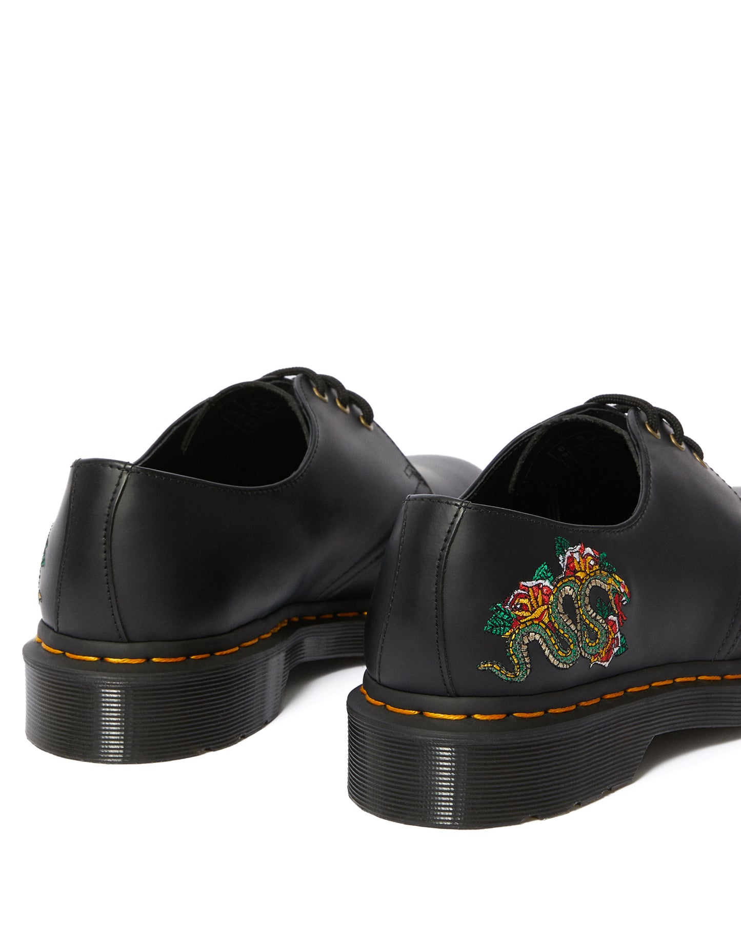1461 EMBROIDERY BLACK LOUNGE LIZ SMOOTH
