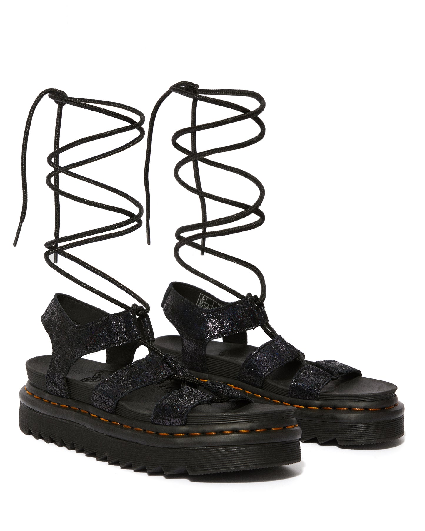 NARTILLA ll WOMEN'S METALLIC GLADIATOR SANDALS