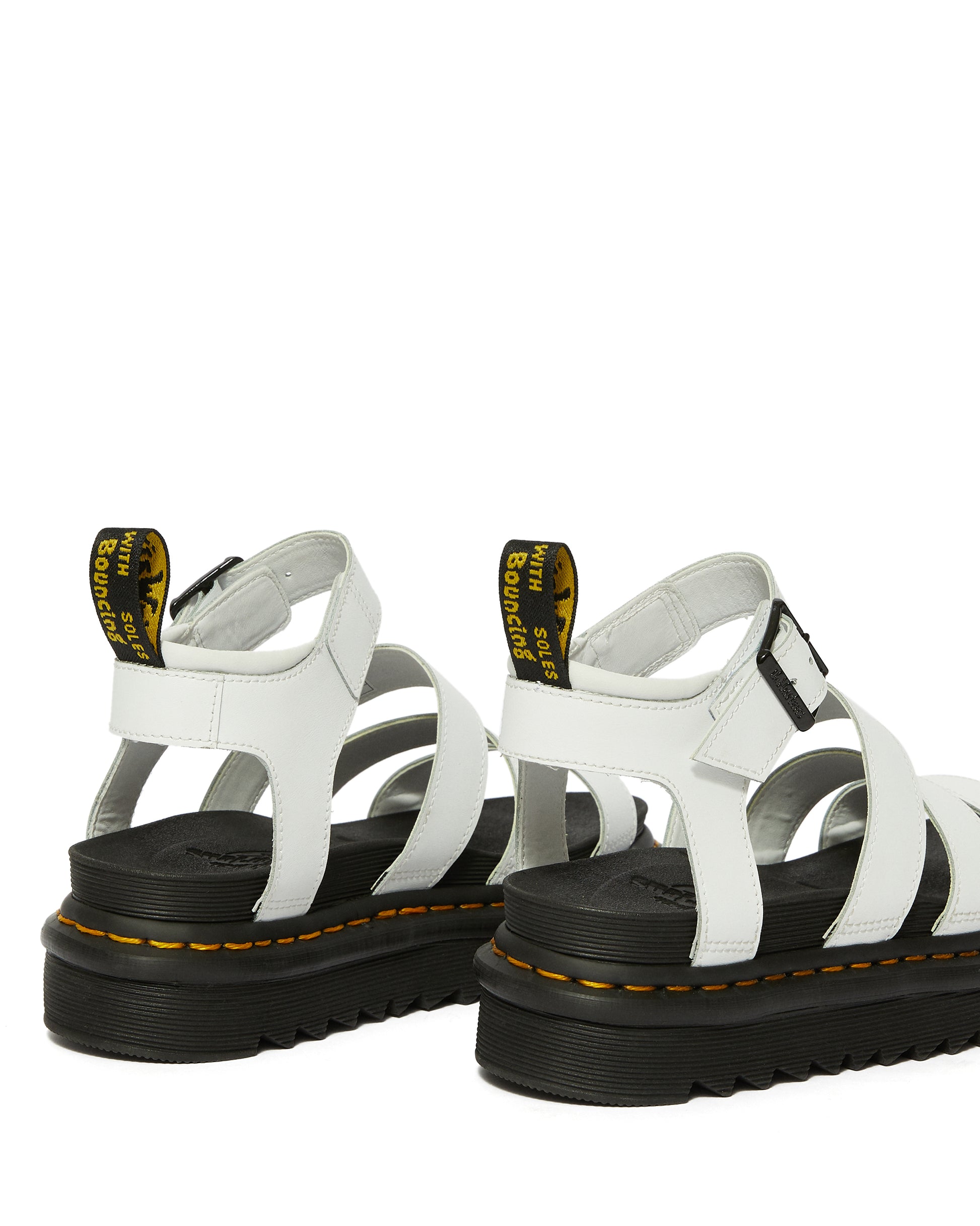 BLAIRE WHITE HYDRO GLADIATOR SANDALS