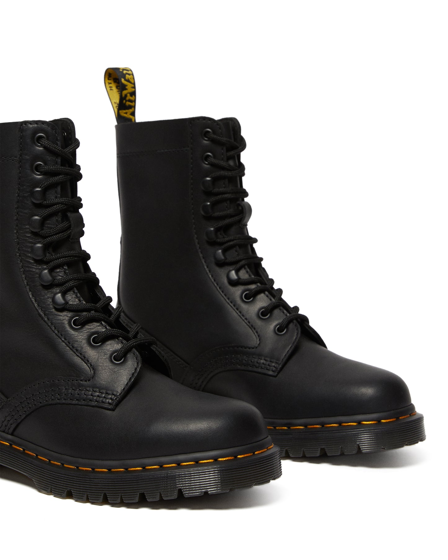 HARRON LEATHER MID CALF MOTO BOOTS