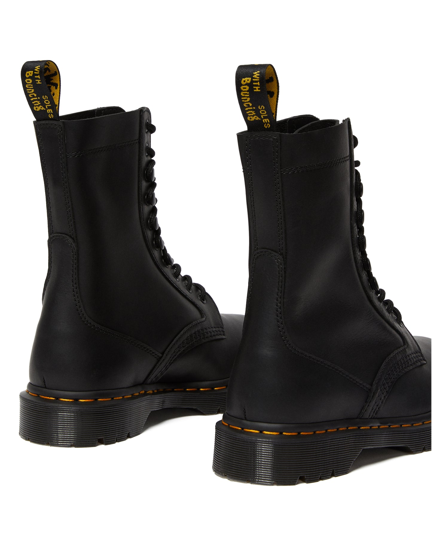 HARRON LEATHER MID CALF MOTO BOOTS