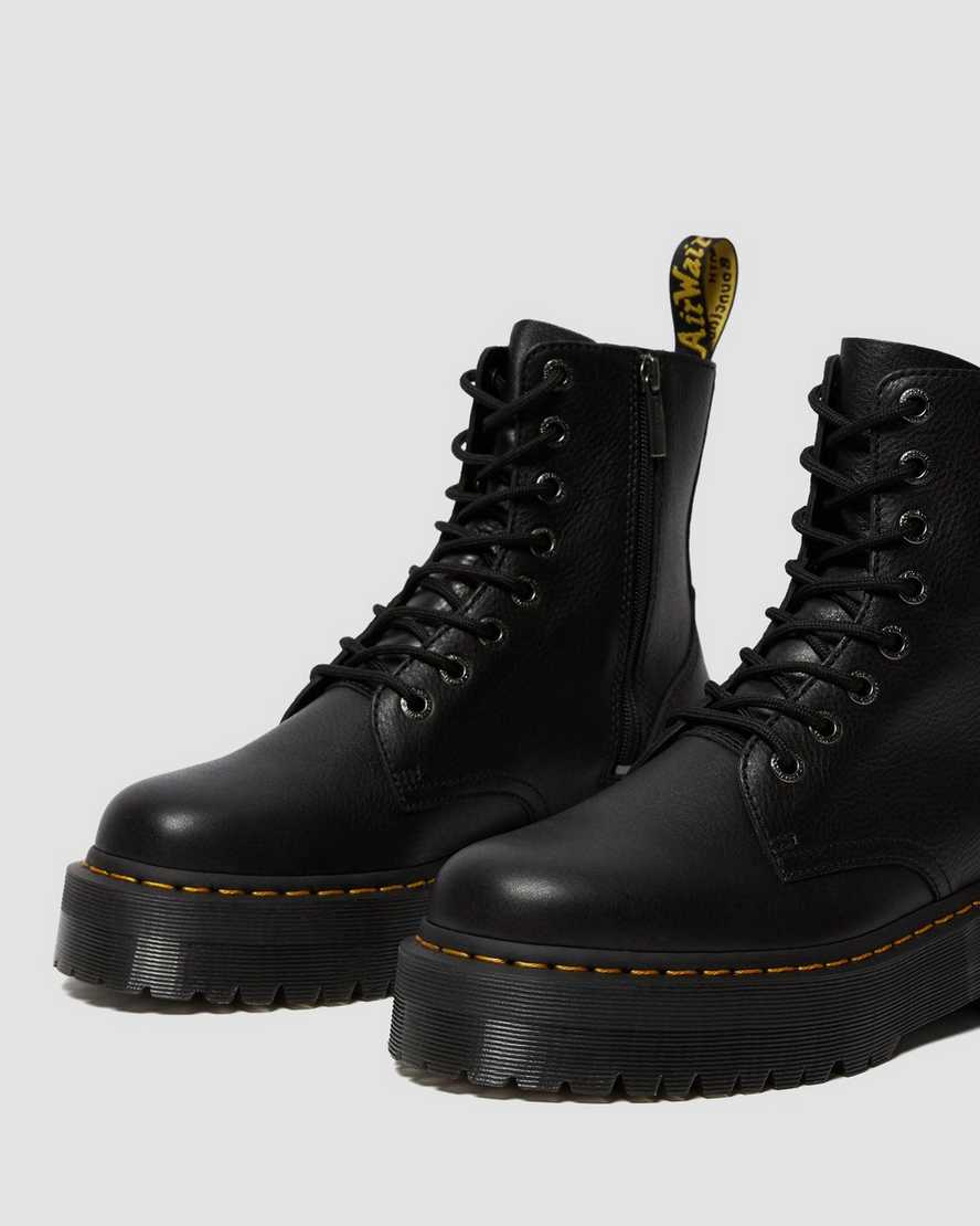JADON lll PISA LEATHER PLATFORM BOOTS