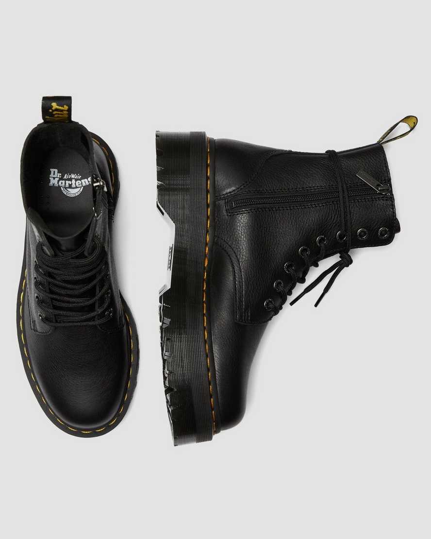 JADON lll PISA LEATHER PLATFORM BOOTS